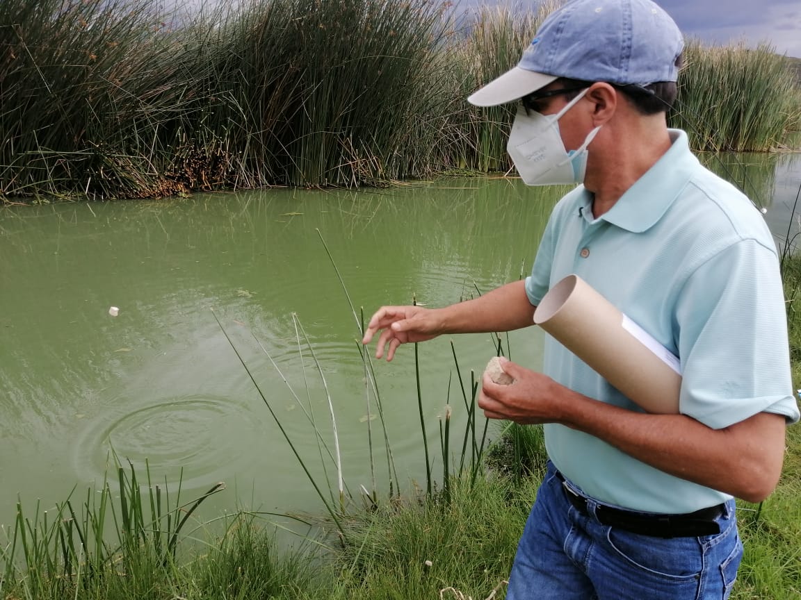 Aplicación de Micropan Aquacombi en la Laguna Yahuarcocha